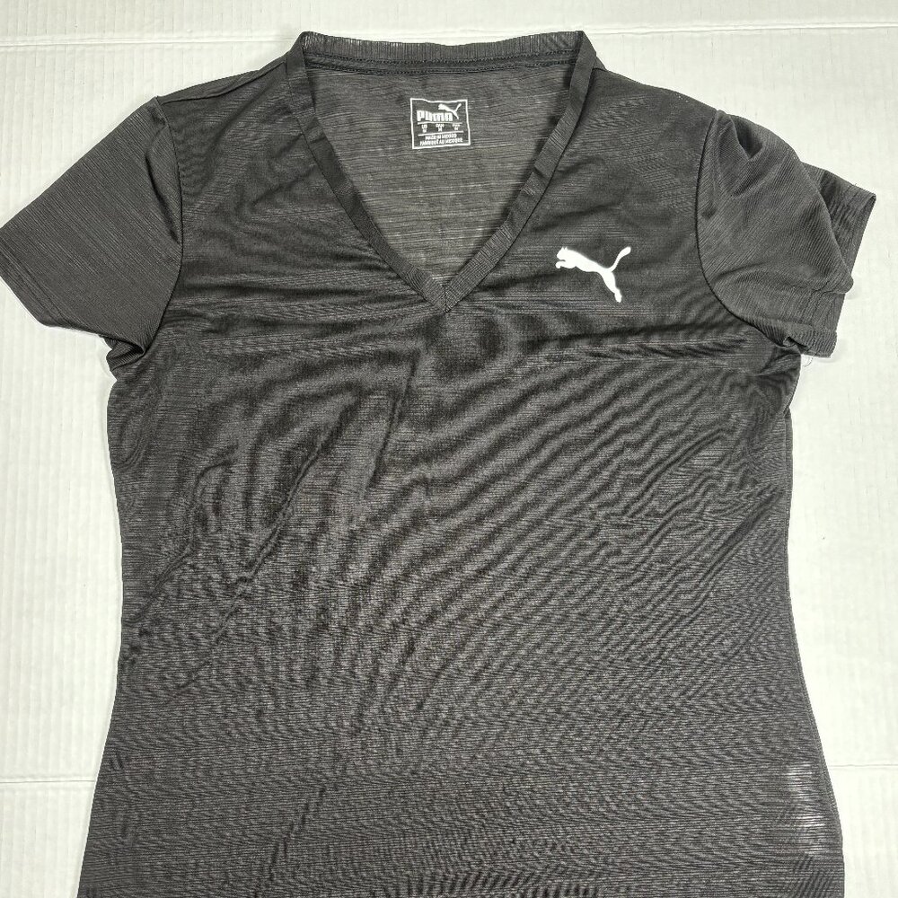 Pre-loved black puma work out shirt size Medium